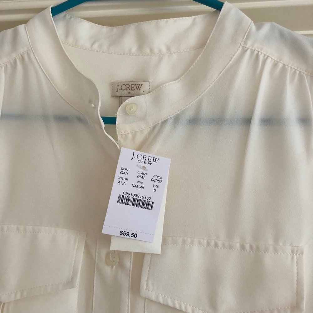 J. Crew Factory Button Front Tank